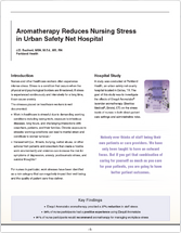 white paper: Aromatherapy Reduces Nursing Stress in Urban Safety Net Hospital